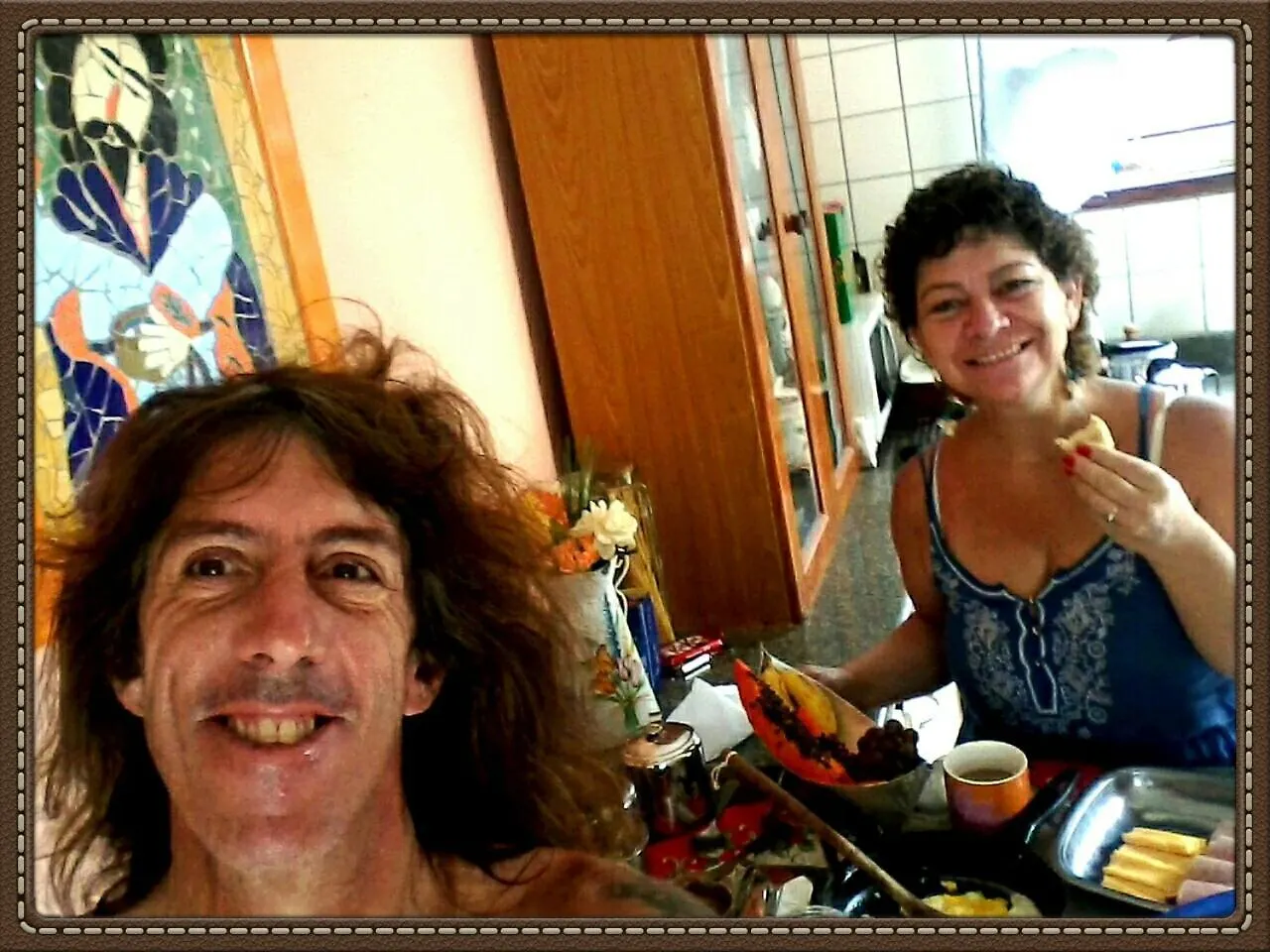 Casa Hostel Mosaicos Dya Florianópolis Oda ve Kahvaltı